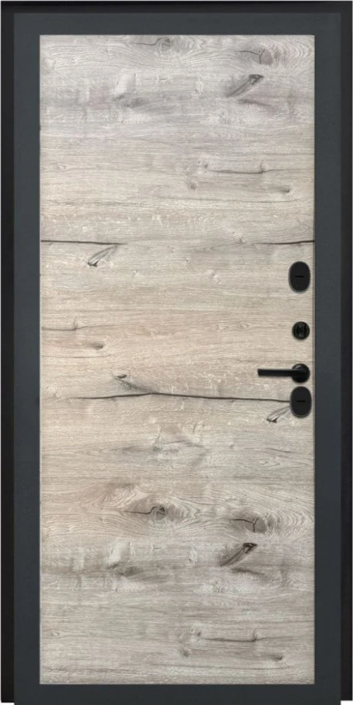 Входная дверь ДвериПРО Л-3б Без фрезеровки Дуб пацифик горизонт DPRO228201 внутренняя сторона