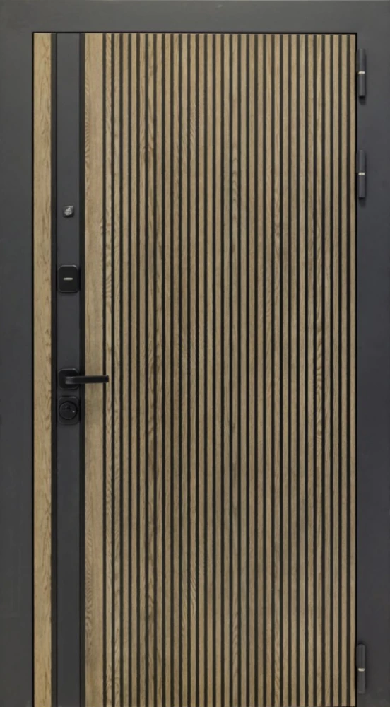 Входная дверь ДвериПРО Росна ФЛ-256 (10мм, Бетон снежный) DPRO227581 внешняя сторона